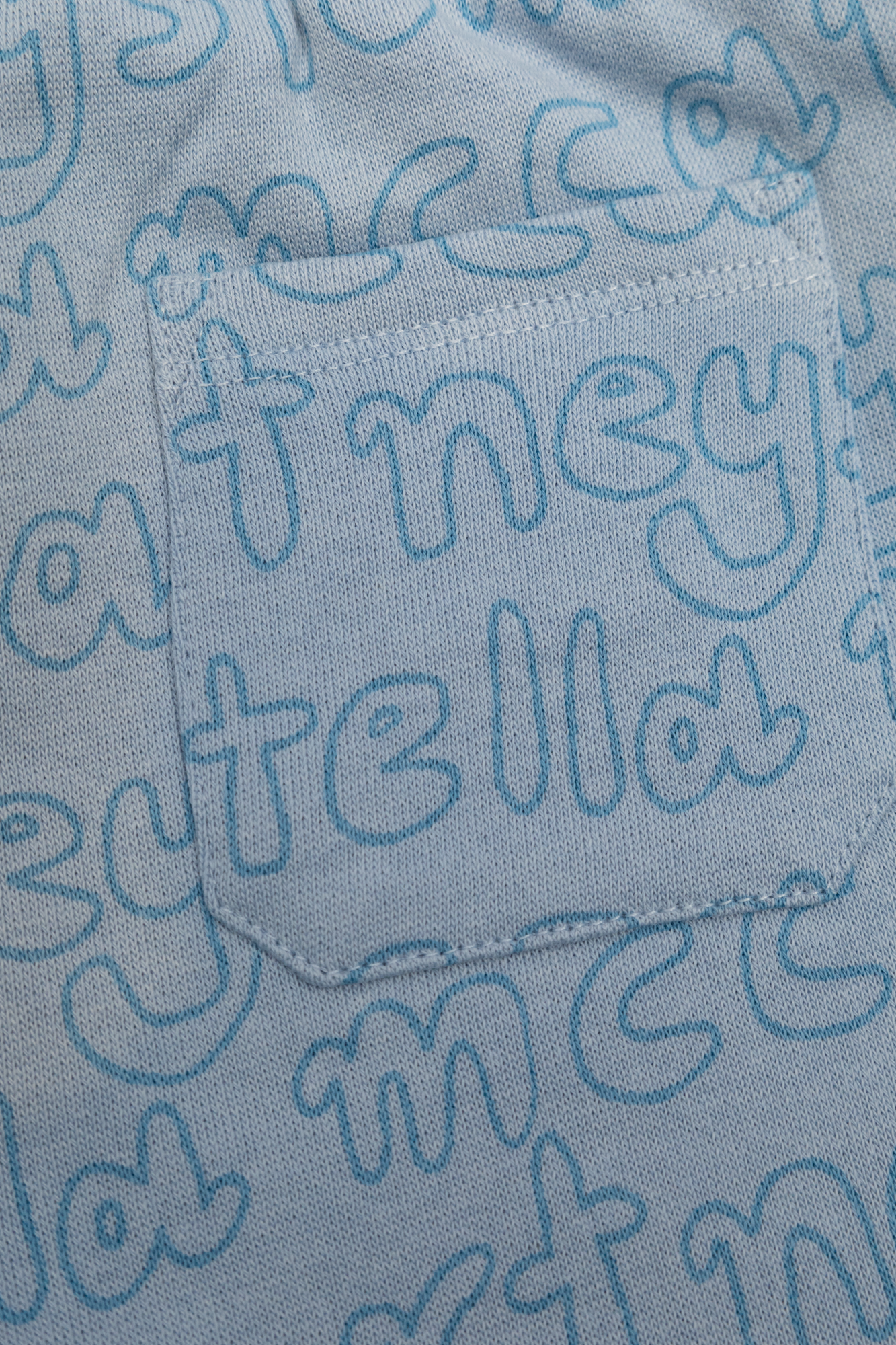 Blue Set: Sweatshirt and Shorts Stella McCartney Kids